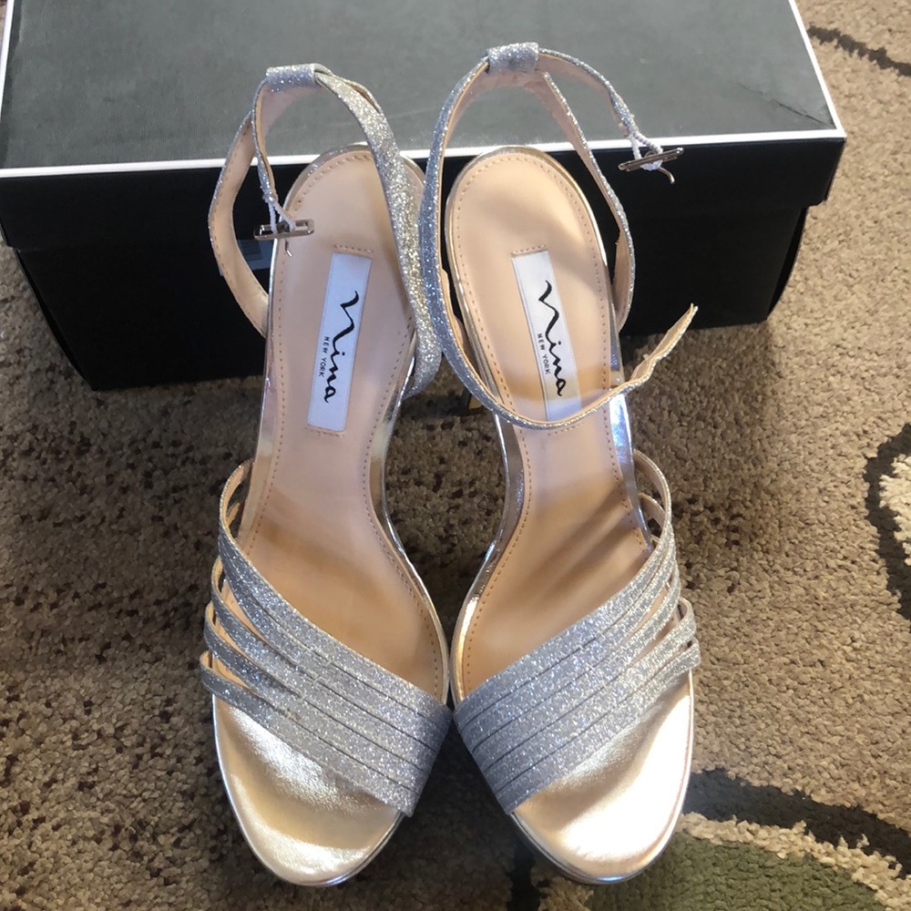 silver heels
